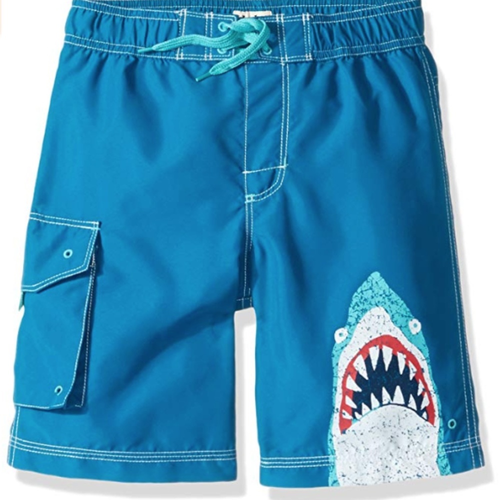 NWT Hatley Blue Shark Board Shorts